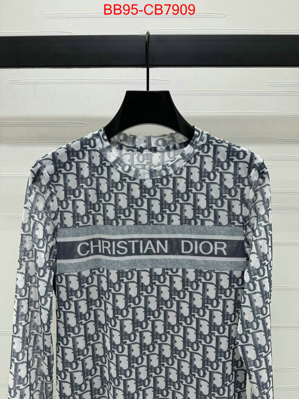 Clothing-Dior high quality online ID: CB7909 $: 95USD