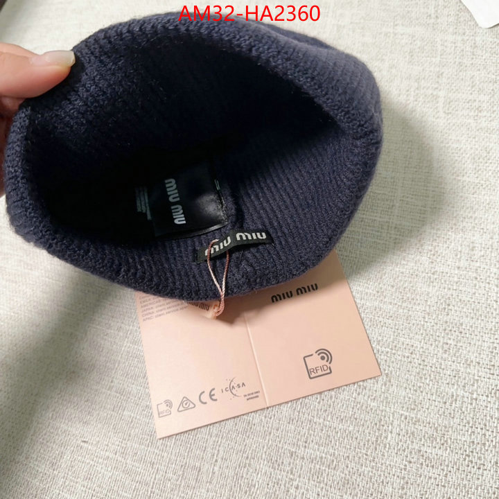 Cap(Hat)-Miu Miu replica 2024 perfect luxury ID: HA2360 $: 32USD