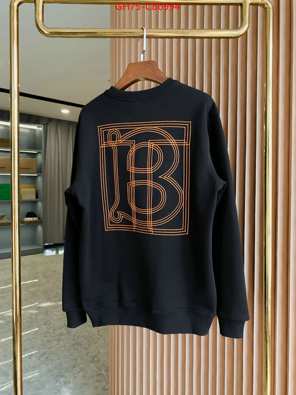 Clothing-Burberry wholesale china ID: CB6994 $: 75USD