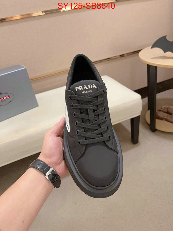 Men shoes-Prada best replica 1:1 ID: SB8640 $: 125USD