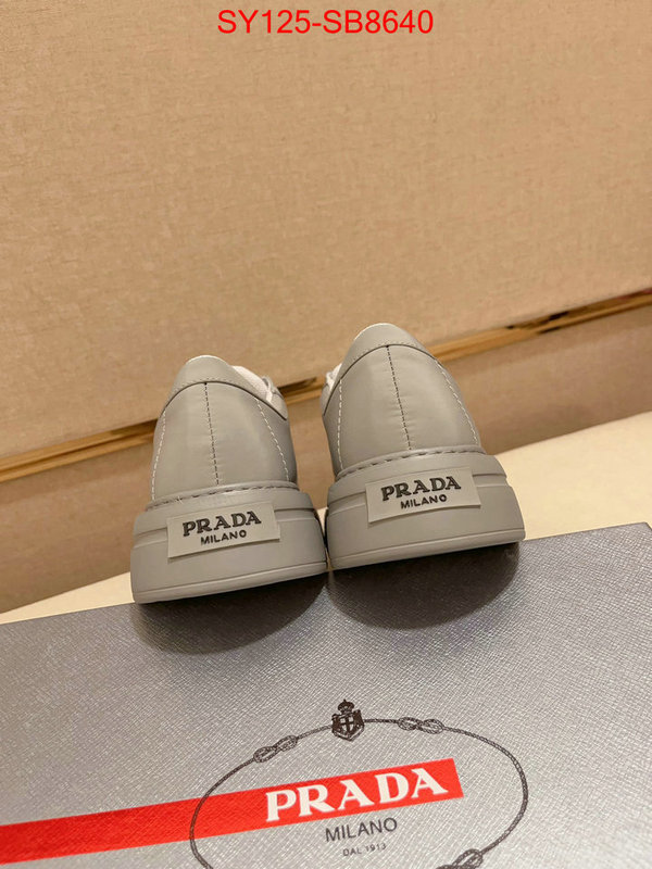 Men shoes-Prada best replica 1:1 ID: SB8640 $: 125USD