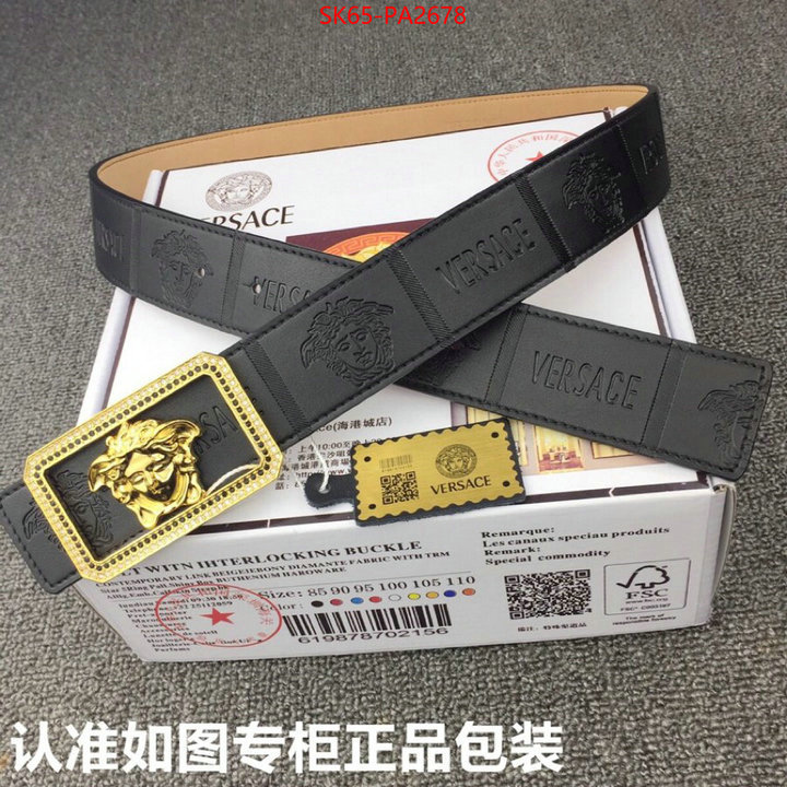 Belts-Versace sell online luxury designer ID: PA2678 $: 65USD