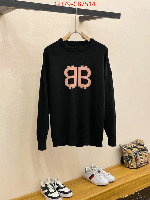 Clothing-Balenciaga online sale ID: CB7514 $: 79USD