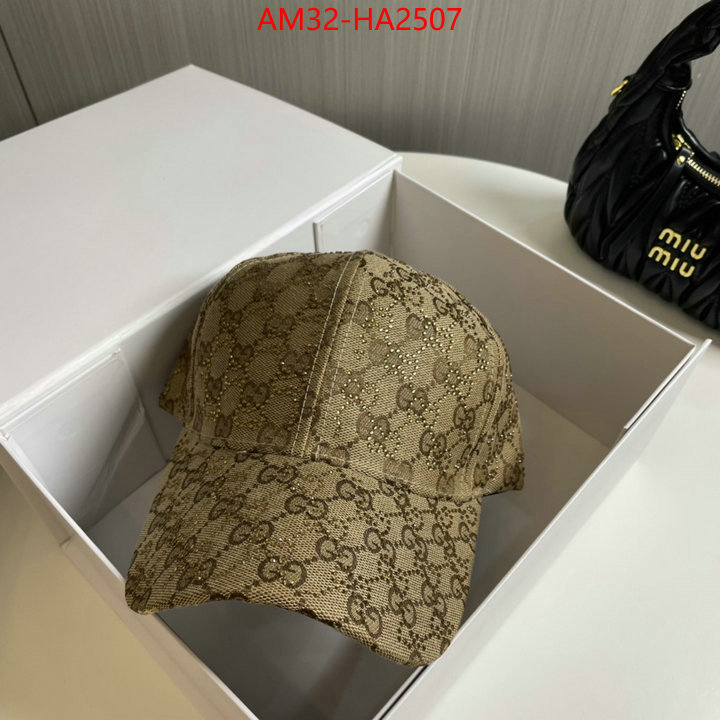 Cap(Hat)-Gucci replcia cheap from china ID: HA2507 $: 32USD