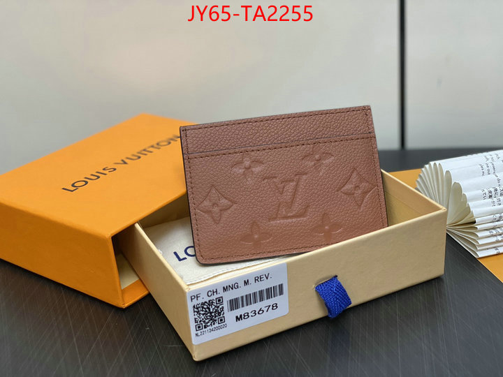 LV Bags(TOP)-Wallet high quality 1:1 replica ID: TA2255 $: 65USD,