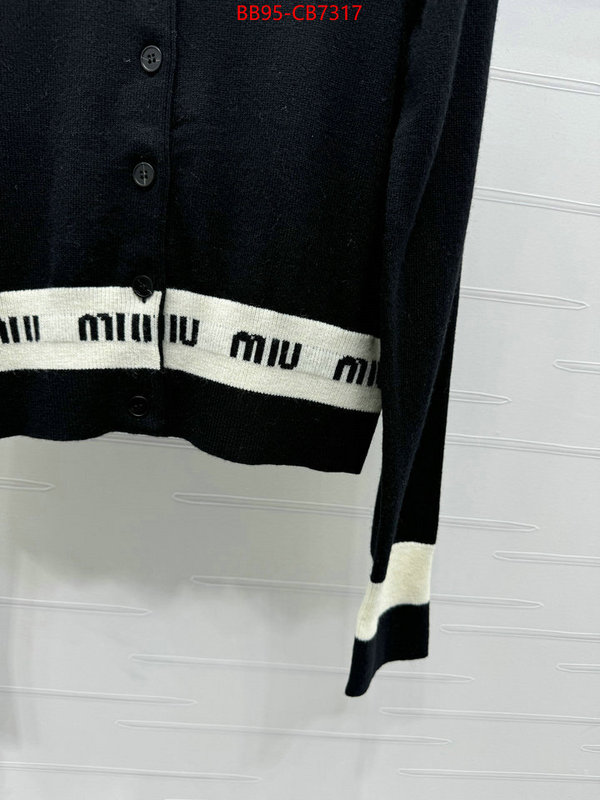 Clothing-MIU MIU high quality ID: CB7317 $: 95USD