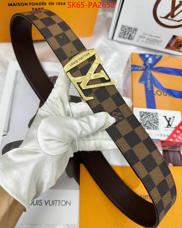 Belts-LV high quality happy copy ID: PA2652 $: 65USD