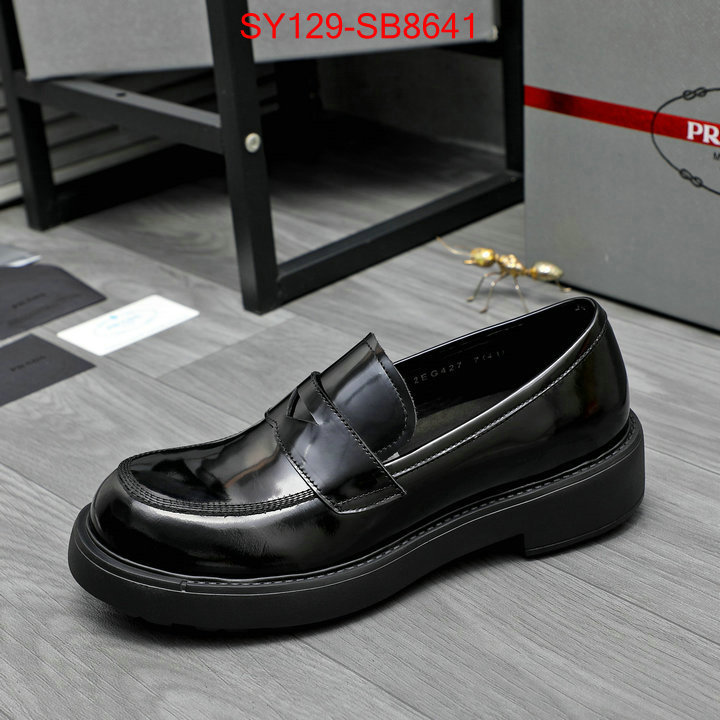 Men shoes-Prada top 1:1 replica ID: SB8641 $: 129USD