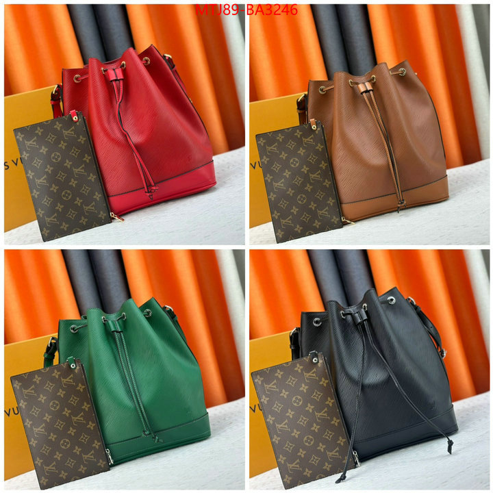 LV Bags(4A)-Handbag Collection- where could you find a great quality designer ID: BA3246 $: 89USD,