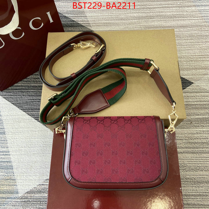 Gucci Bags(TOP)-Horsebit- wholesale sale ID: BA2211 $: 229USD,