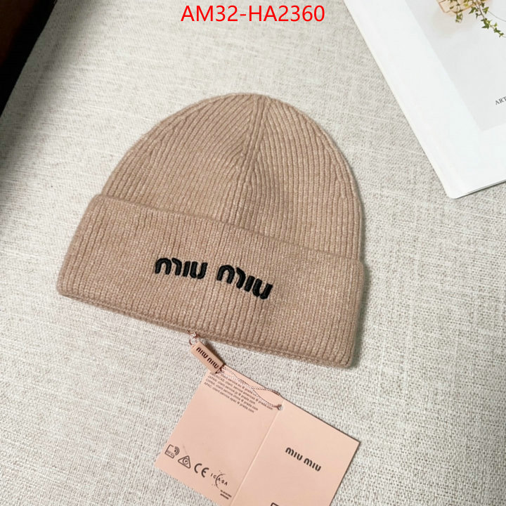 Cap(Hat)-Miu Miu replica 2024 perfect luxury ID: HA2360 $: 32USD