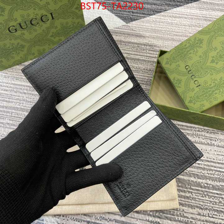 Gucci Bags(TOP)-Wallet- high quality perfect ID: TA2230 $: 75USD,