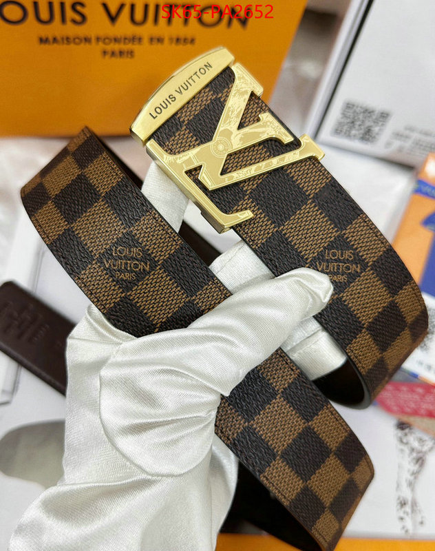 Belts-LV high quality happy copy ID: PA2652 $: 65USD