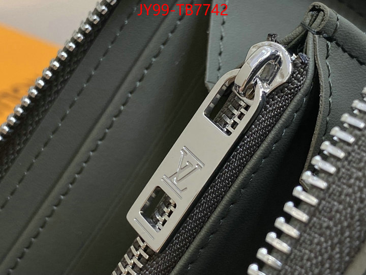 LV Bags(TOP)-Wallet high quality online ID: TB7742 $: 99USD,