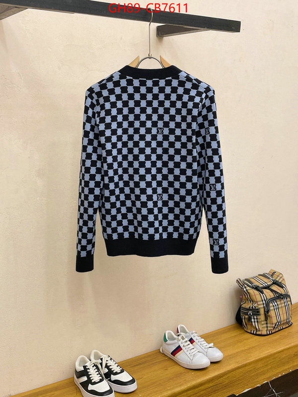 Clothing-LV 1:1 replica wholesale ID: CB7611 $: 89USD