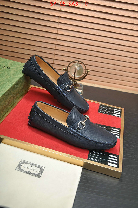 Men Shoes-Gucci top quality fake ID: SA3110 $: 105USD