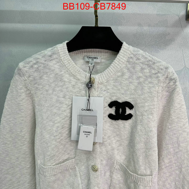 Clothing-Chanel outlet 1:1 replica ID: CB7849 $: 109USD