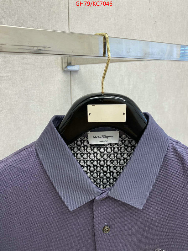 Clothing-Ferragamo best quality designer ID: KC7046 $: 79USD