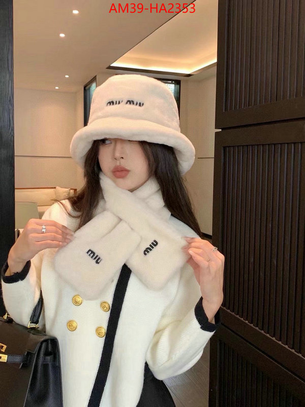 Cap(Hat)-Miu Miu from china 2024 ID: HA2353 $: 39USD