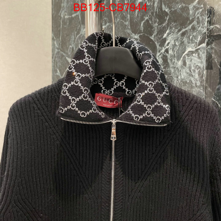 Clothing-Gucci highest product quality ID: CB7944 $: 125USD