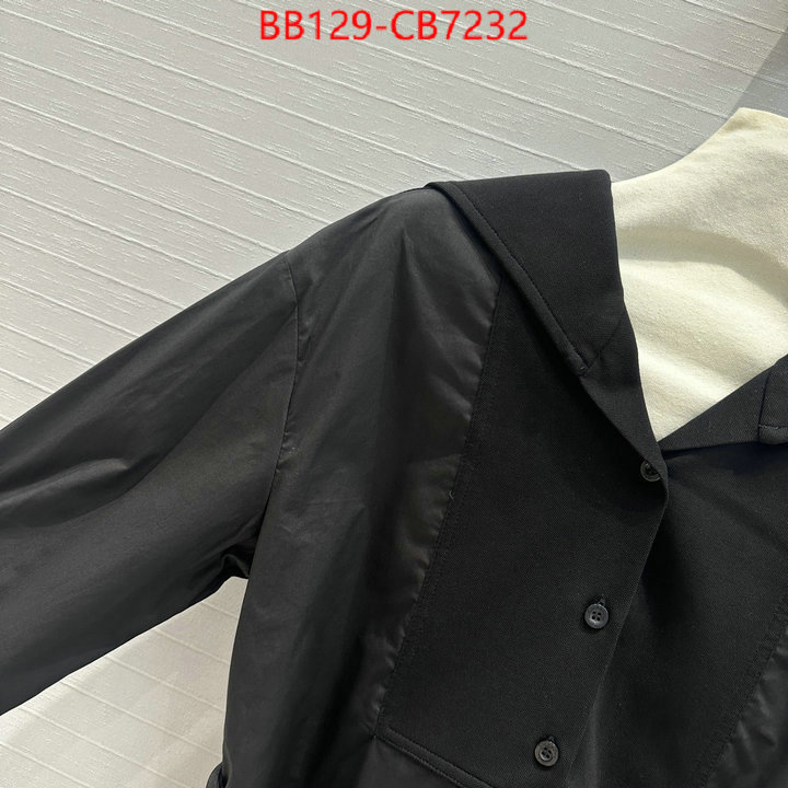 Clothing-Dior fake aaaaa ID: CB7232 $: 129USD