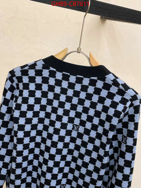 Clothing-LV 1:1 replica wholesale ID: CB7611 $: 89USD