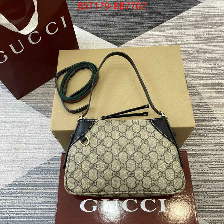 Gucci Bags(TOP)-Crossbody- brand designer replica ID: BB7702 $: 179USD,