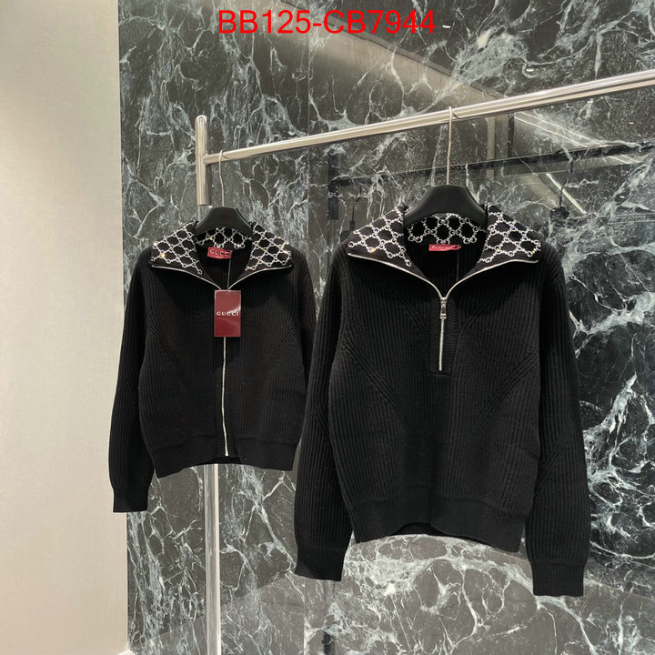 Clothing-Gucci highest product quality ID: CB7944 $: 125USD