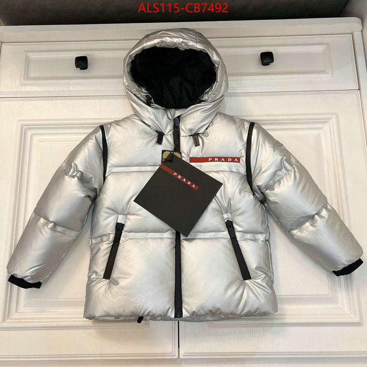 Kids clothing-Down jacket best replica 1:1 ID: CB7492 $: 115USD