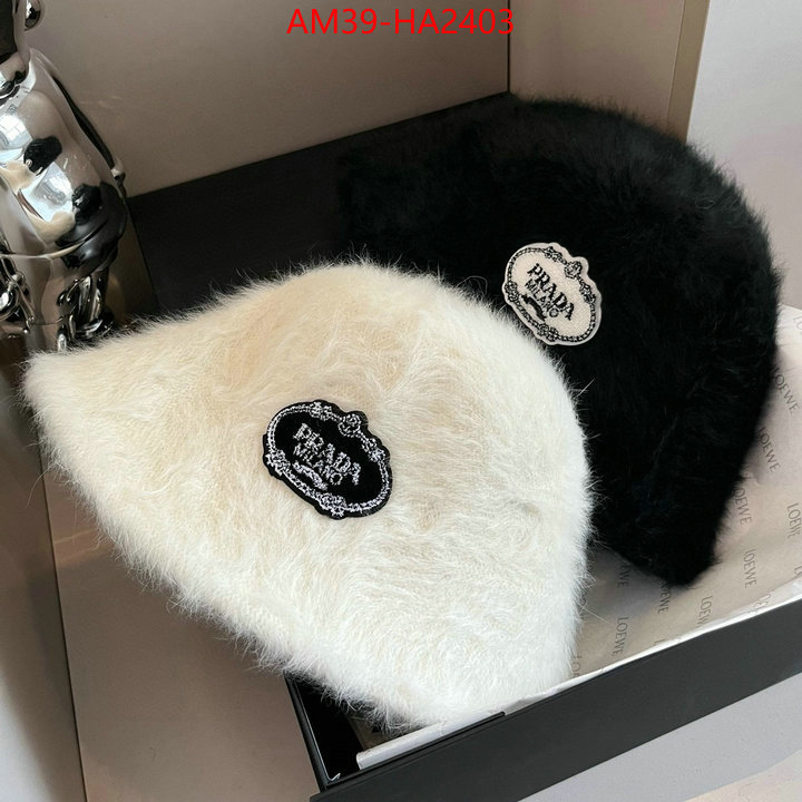 Cap (Hat)-Prada fake aaaaa ID: HA2403 $: 39USD