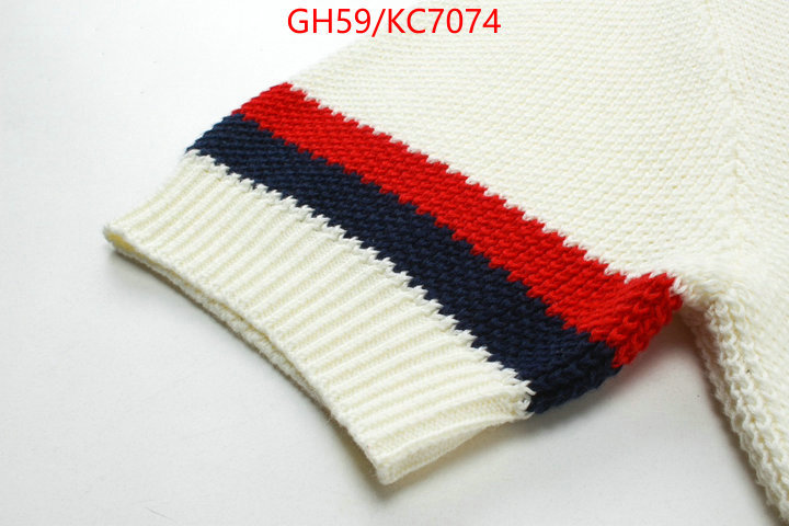 Clothing-Gucci highest quality replica ID: KC7074 $: 59USD