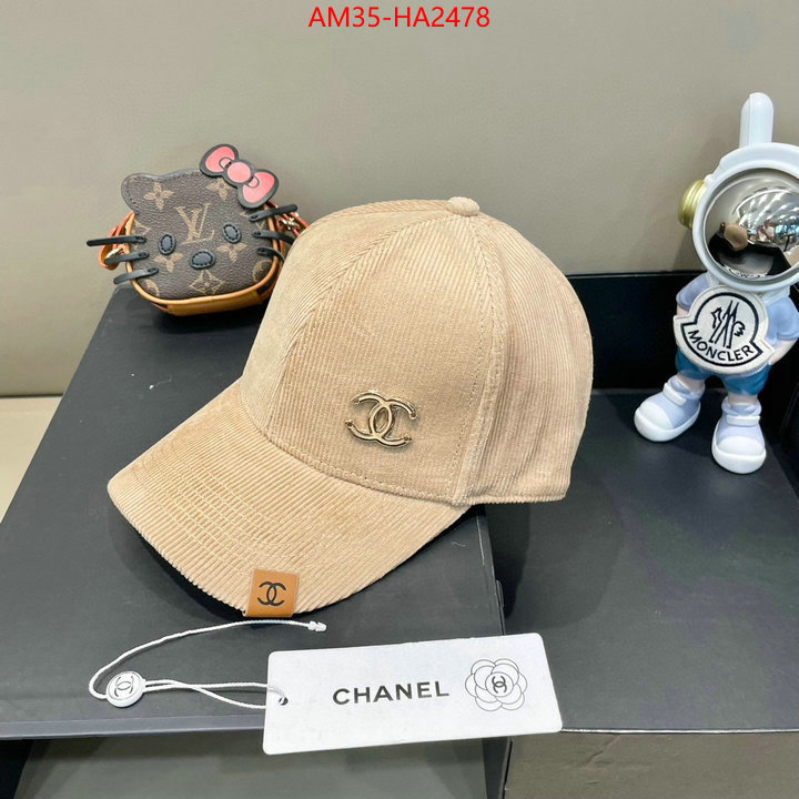 Cap (Hat)-Chanel designer fashion replica ID: HA2478 $: 35USD