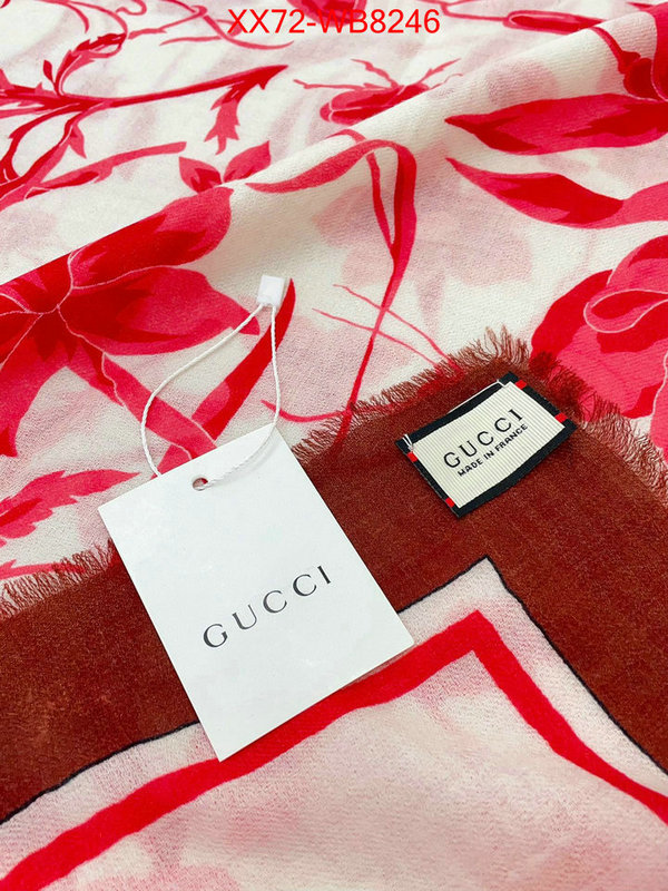 Scarf-Gucci best replica quality ID: MB8246 $: 72USD