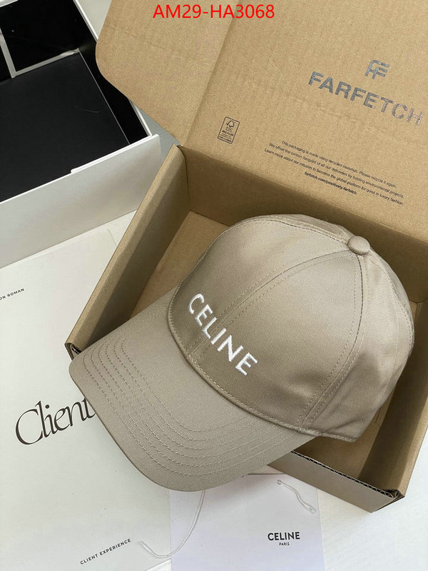 Cap(Hat)-Celine what is a 1:1 replica ID: HA3068 $: 29USD