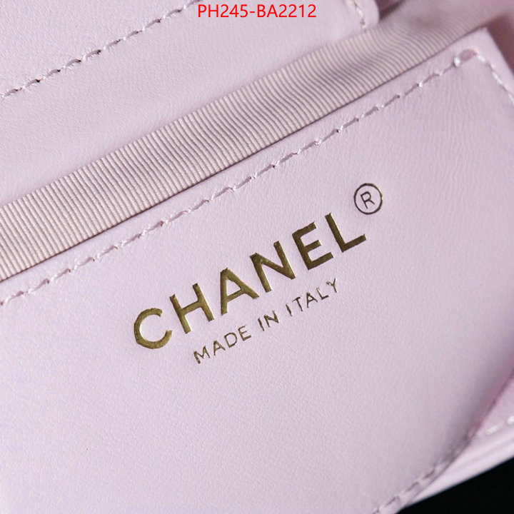 Chanel Bags(TOP)-Handbag- top perfect fake ID: BA2212 $: 245USD,