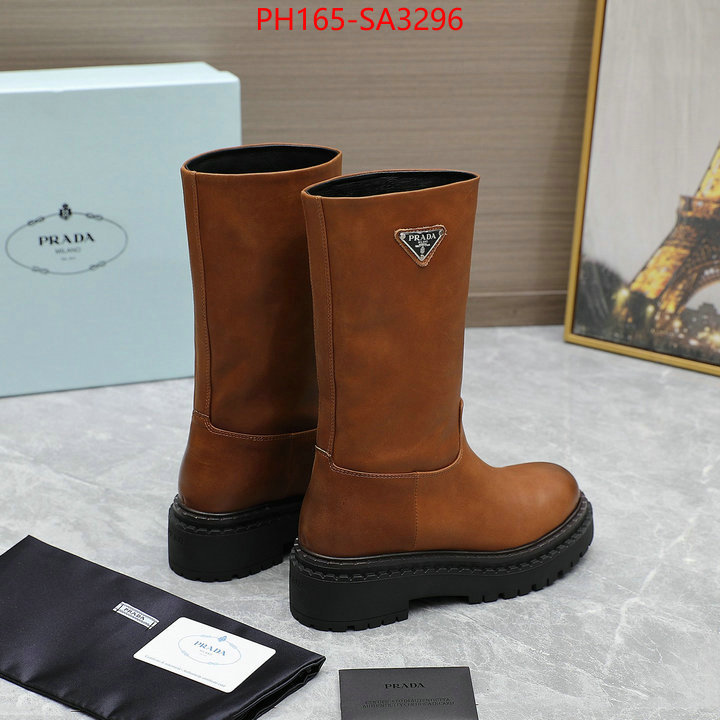 Women Shoes-Prada designer high replica ID: SA3296 $: 165USD