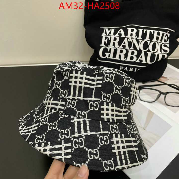 Cap(Hat)-Gucci top designer replica ID: HA2508 $: 32USD