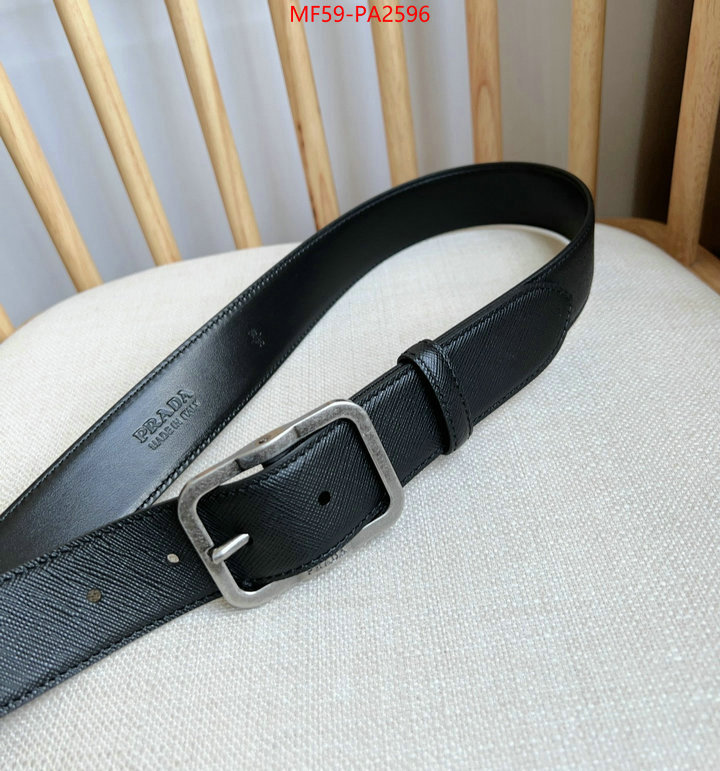 Belts-Prada luxury cheap replica ID: PA2596 $: 59USD