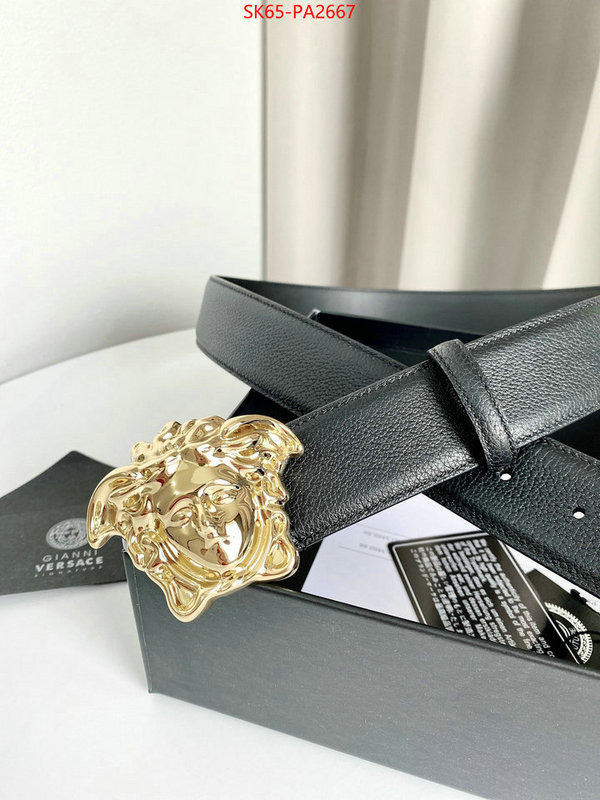 Belts-Versace best quality fake ID: PA2667 $: 65USD