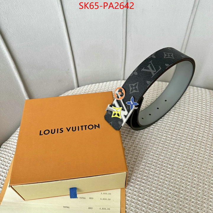 Belts-LV aaaaa+ quality replica ID: PA2642 $: 65USD