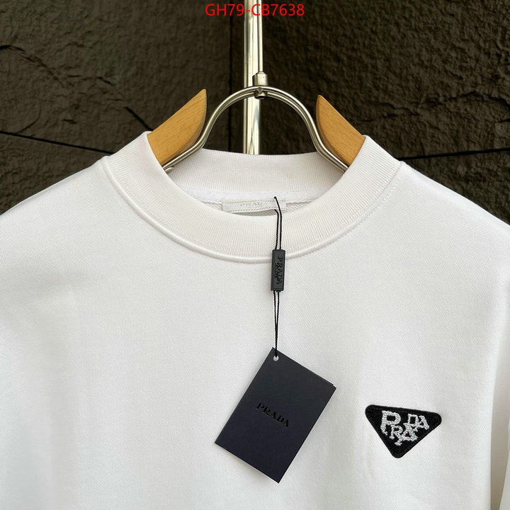 Clothing-Prada wholesale sale ID: CB7638 $: 79USD