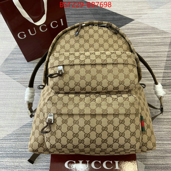 Gucci Bags(TOP)-Backpack- wholesale designer shop ID: BB7698 $: 229USD,