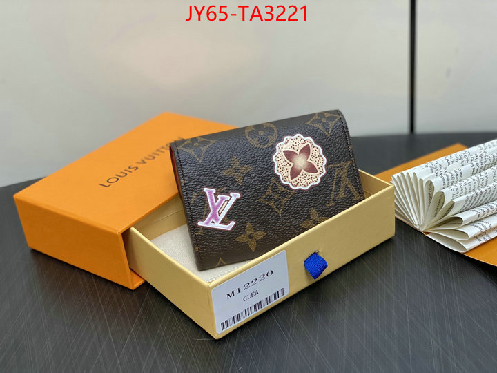 LV Bags(TOP)-Wallet where can you buy a replica ID: TA3221 $: 65USD,