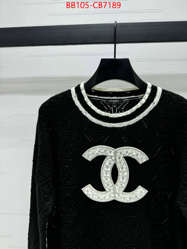 Clothing-Chanel 7 star ID: CB7189 $: 105USD