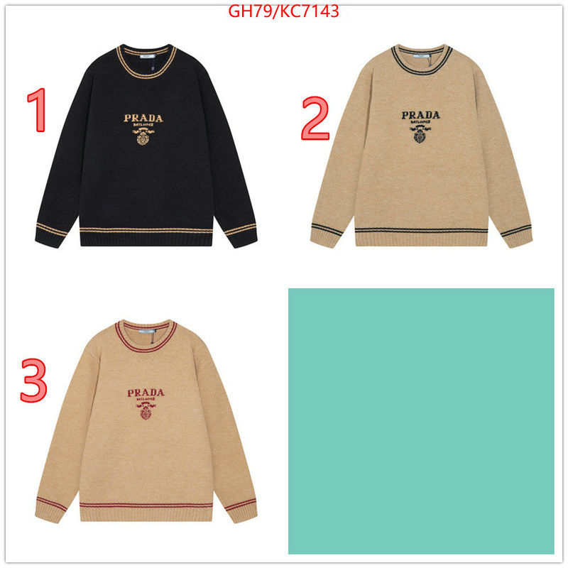 Clothing-Prada buy aaaaa cheap ID: KC7143 $: 79USD