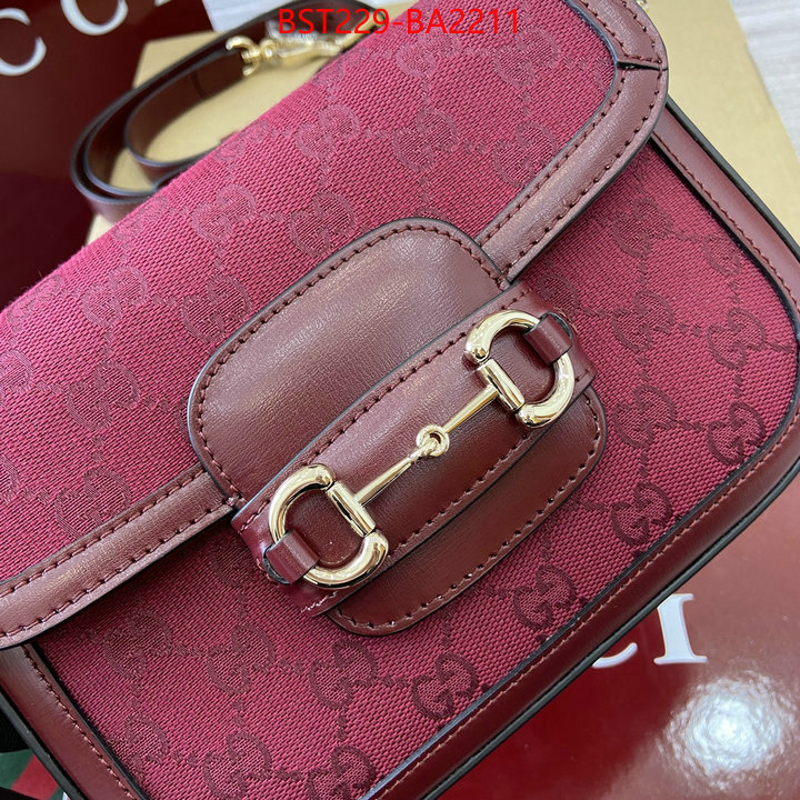 Gucci Bags(TOP)-Horsebit- wholesale sale ID: BA2211 $: 229USD,