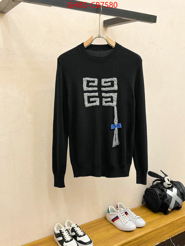 Clothing-Givenchy buy cheap ID: CB7580 $: 85USD