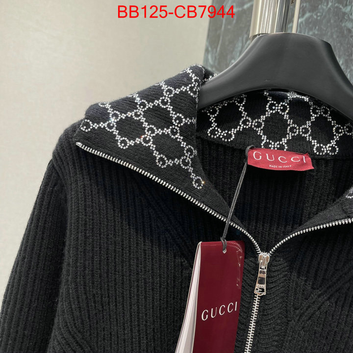 Clothing-Gucci highest product quality ID: CB7944 $: 125USD