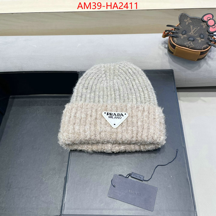 Cap (Hat)-Prada top brands like ID: HA2411 $: 39USD