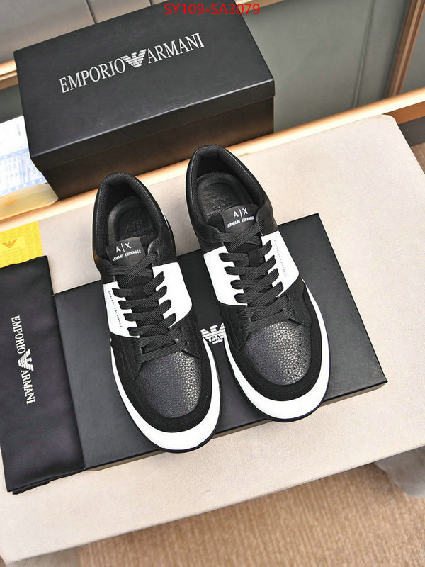 Men shoes-Armani good quality replica ID: SA3079 $: 109USD